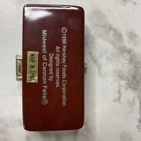 Rare Hershey’s Chocolate Bar Porcelain Hinged Trinket Box Midwest of Cannon Fall - Picture 11 of 16